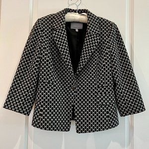 Classiques Entier women's black and white blazer